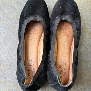 Josef Seibel Women's Pippa Ballet Flat, Black, 38 EU/8 M US